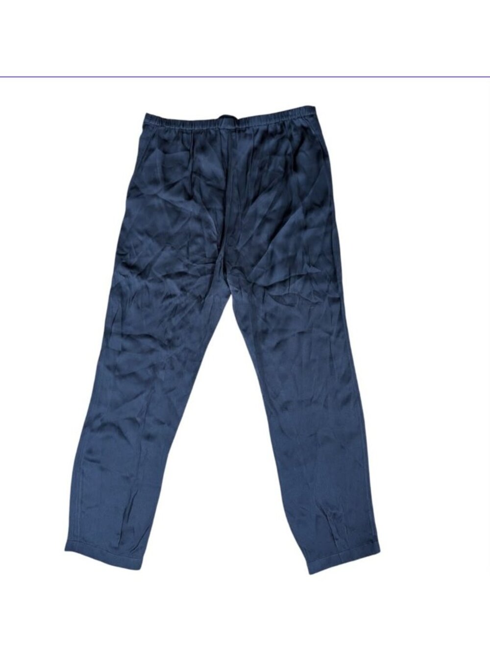 Vince women's Navy Blue Pants L/XL Lightweight Elastic Waist soft texture